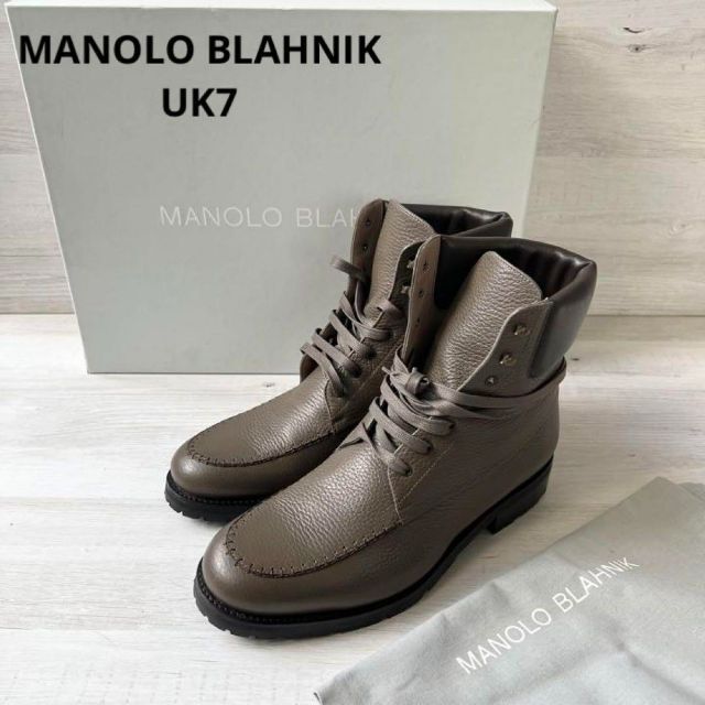 送料0円】 MANOLO BLAHNIK - 未使用 マノロブラニク メンズ ブーツ