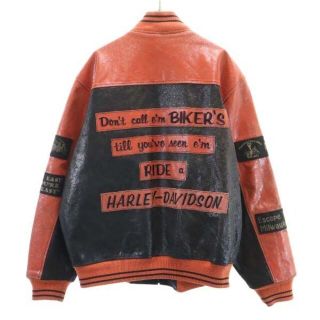 Harley Davidson - ハーレーダビッドソン 90s 中綿 レザージャケット L