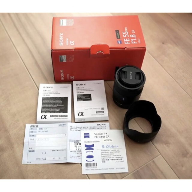 予約受付中】 SONY - SONY Sonnar T* FE 55mm F1.8 ZA SEL55F18Z