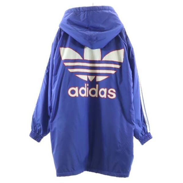 adidas - アディダス 80s 90s デサント製 ベンチコート M ブルー