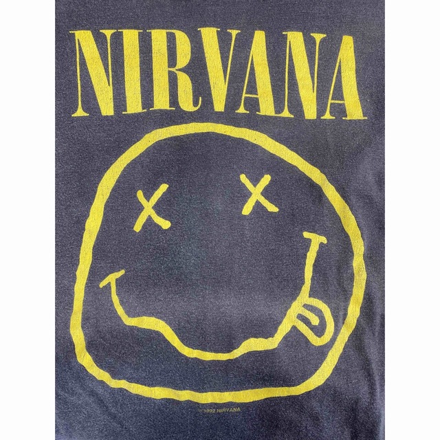 90'S 当時物 NIRVANA スマイルTシャツ ヴィンテージ L USA製の通販 by