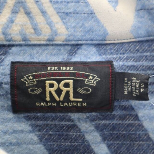 RRL ダブルアールエルNative chambray shirt size S