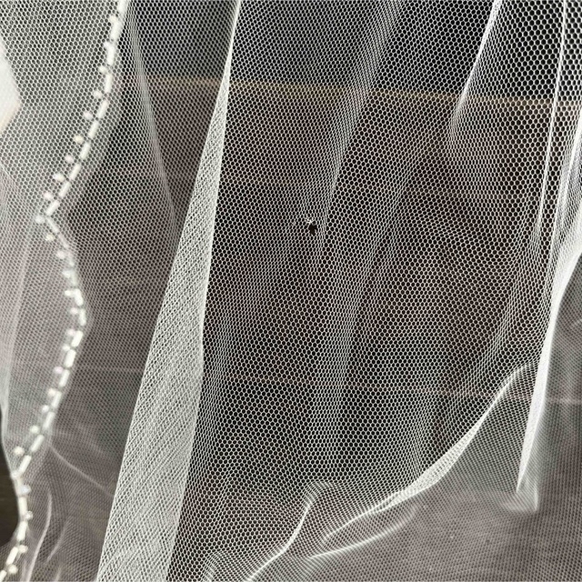 TAKAMI(タカミ)のウエディング　ウエディングベール　タカミブライダル　ロングベール　ホワイト ハンドメイドのウェディング(ヘッドドレス/ドレス)の商品写真