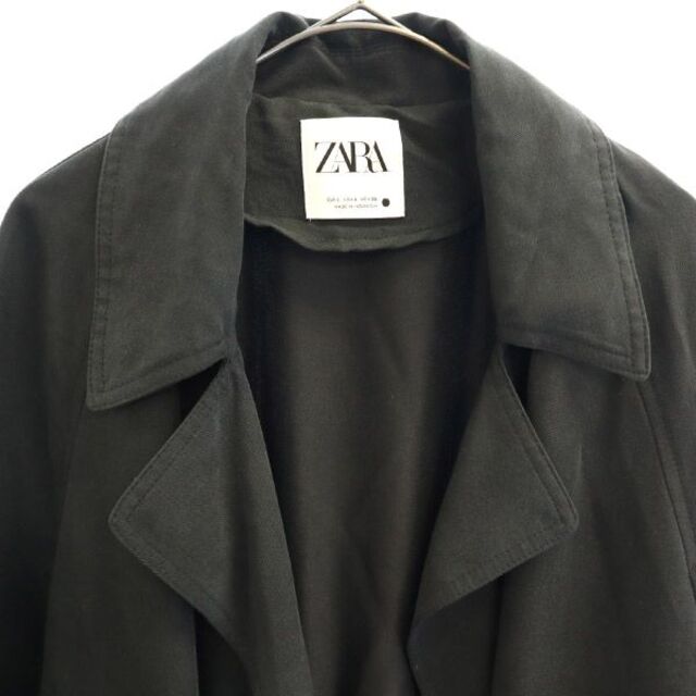 ZARA(ザラ)のザラ ロングコート L ブラック ZARA レディース 【中古】  【221206】 レディースのジャケット/アウター(ロングコート)の商品写真