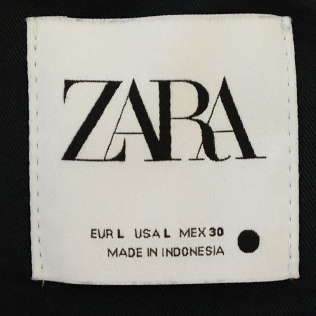 ZARA(ザラ)のザラ ロングコート L ブラック ZARA レディース 【中古】  【221206】 レディースのジャケット/アウター(ロングコート)の商品写真