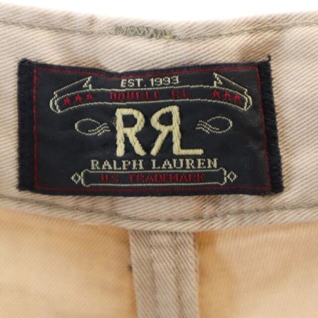 RRL 90s 初期黒タグ 赤三ツ星 USA製 ラルフローレン チノパンツ w34 ベージュ ダブルアールエル ボタンフライ メンズ   【R221208】