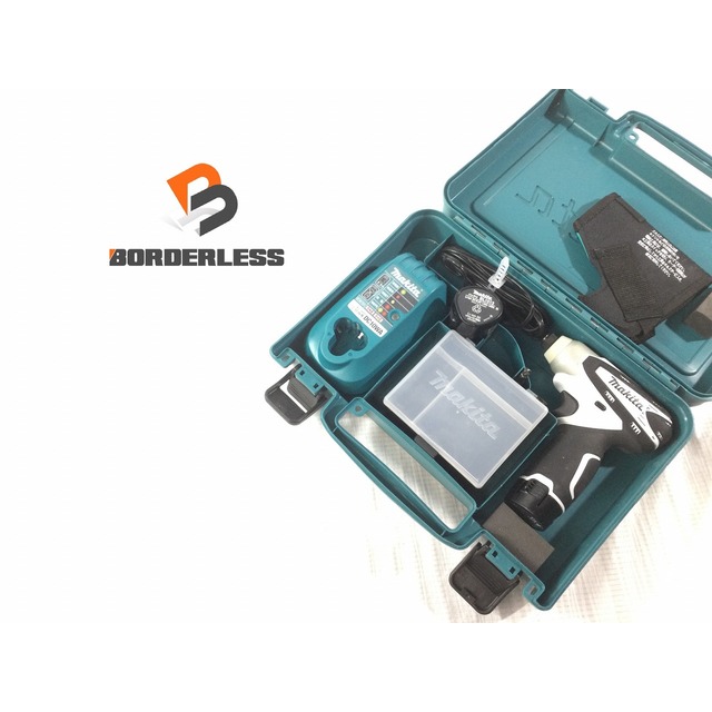 ☆極美品☆makita マキタ 10.8V 充電式インパクトドライバ TD090DWXW 白/ホワイト バッテリー2個(10.8V 1.3Ah) 充電器  ケース付き 63386