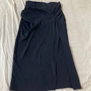 ザラ(ZARA)の【美品】ZARA ブラック タイトスカート(ひざ丈スカート)