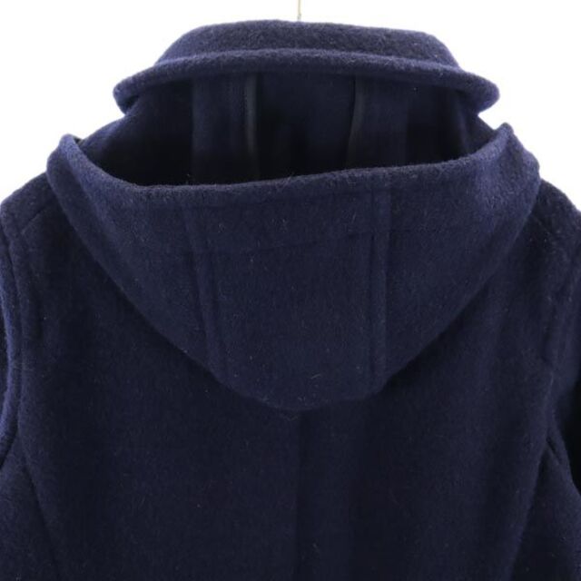 ダントン ウールブレンド コート 34 ネイビー Danton レディース
