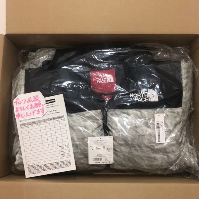 Supreme(シュプリーム)の希少S Supreme North Face Paper Nuptse 紙ヌプシ メンズのジャケット/アウター(ダウンジャケット)の商品写真