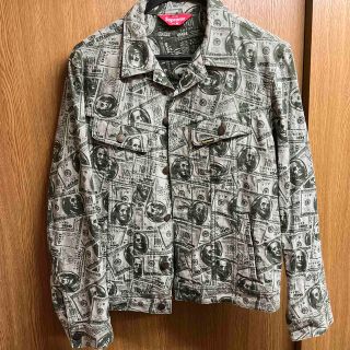 supreme 100 dollar Bill Trucker jacket M - Gジャン/デニムジャケット