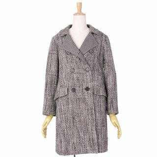 マックスマーラ(Max Mara)のエス マックスマーラ S'Max Mara コート ツイード ウール レディース ダブルブレスト アウター IJ40 USA6 FB38(M相当) グレー(その他)