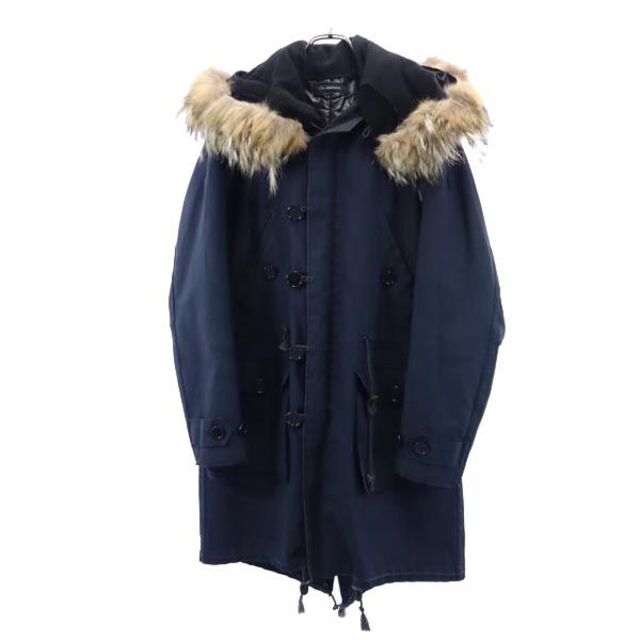 ジョンアンダーカバー 2way モッズ コート 3 紺 John UNDERCOVER 中綿