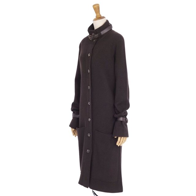 美品 クロエ Chloe ニット ロングカーディガン コーディガン ベルト