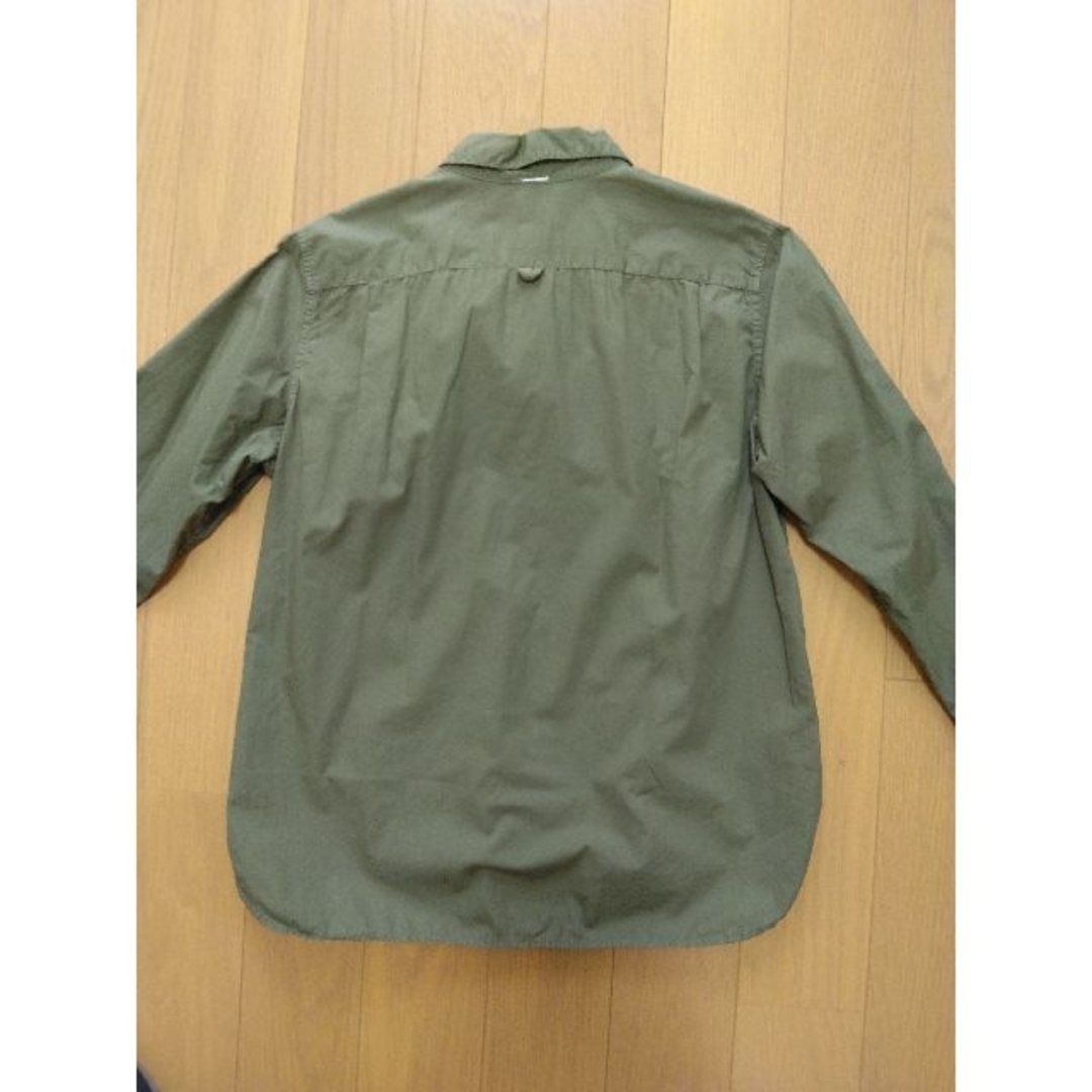 MARGARET HOWELL マーガレットハウエル MHL コットン シャツ カーキの通販 by ゆうき マーガレットハウエル コットン シャツ 長袖 カーキ ボタン エムエイチエル