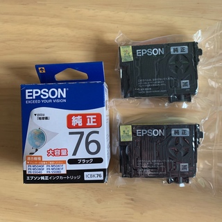 エプソン(EPSON)のEPSON  インクカートリッジ  ICBK、ICY、ICM76(PC周辺機器)
