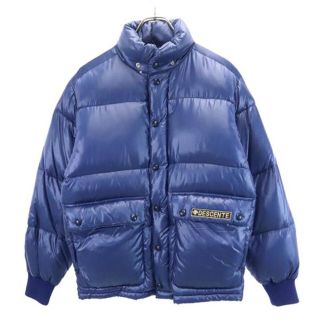 デサント(DESCENTE)のデサント ダウンジャケット S 青 DESCENTE メンズ 【中古】  【221204】(ダッフルコート)