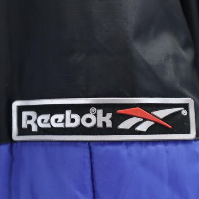リーボック 立体ロゴ 中綿ジャケット M 青×黒 Reebok メンズ   【221204】 3