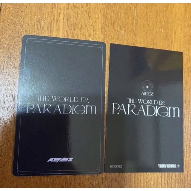 ATEEZ 個別盤 ホンジュン PARADIGM 封入トレカ タワレコ 店舗特典の ...