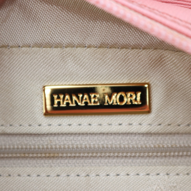 HANAE MORI - ハナエモリ ハンドバッグ フォーマルバッグ ゴールド金具 ブランド 鞄 レディース ピンク HANAE MORI 森