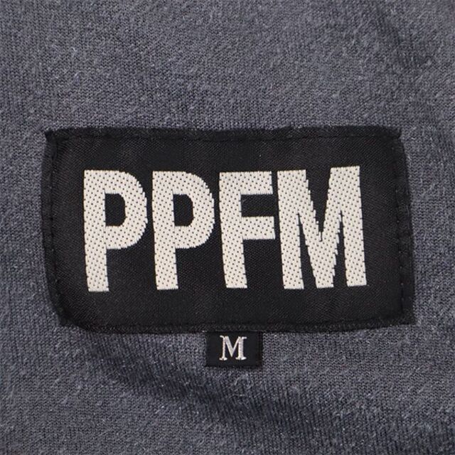 ピーピーエフエム ベロア テーラードジャケット M ブラック PPFM ペイトンプレイス メンズ 【中古】 【221208】