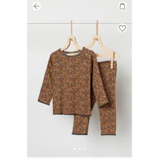 エイチアンドエム(H&M)のh&m 花柄セットアップ　80サイズ(シャツ/カットソー)