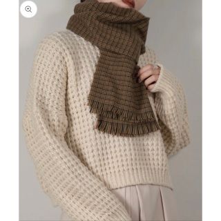 ラウジー(lawgy)のlawgy ラウジー　houndstooth compact muffler(マフラー/ショール)