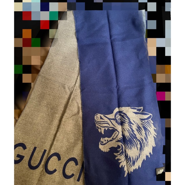 Gucci(グッチ)のGUCCI マフラー　ウルフ メンズのファッション小物(マフラー)の商品写真