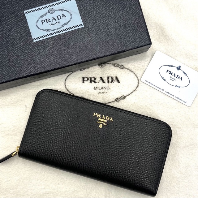 セール在庫 PRADA - 新品未使用 PRADA サフィアーノレザー ロング