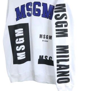 MSGM - 【中古】 エムエスジーエム 総柄 プリント スウェットパーカー