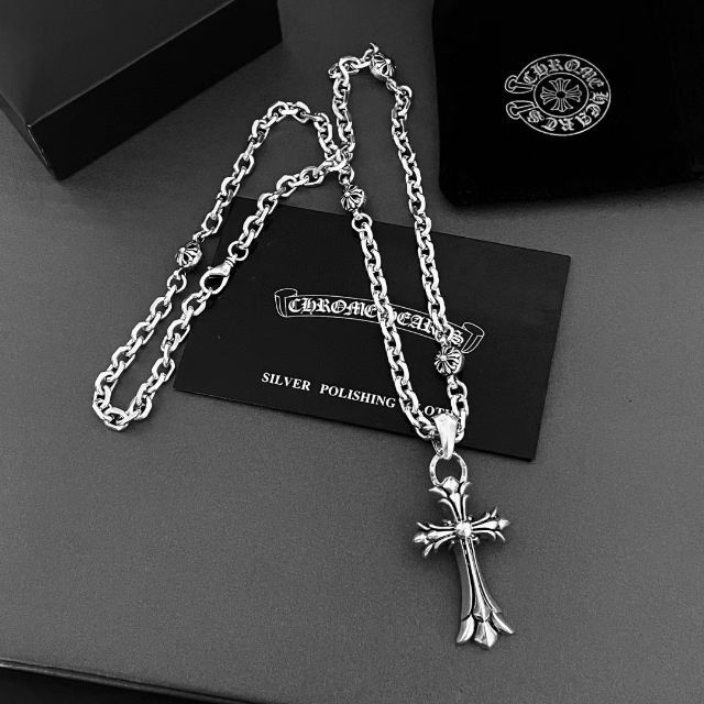 chrome hearts クロムハーツ ネックレス シルバー925 ダイヤ 