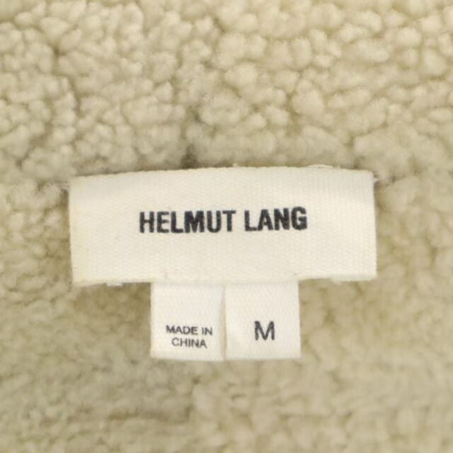 ヘルムートラング 羊革 スウェードジャケット M ブラウン系 HELMUT LANG 裏ボア レディース   【221201】