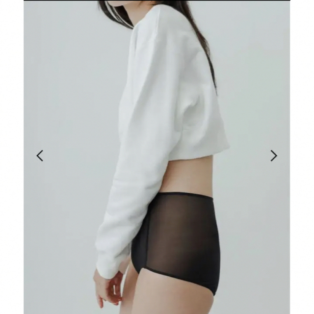 Adam et Rope'(アダムエロぺ)のyo biotop yo short sweatshirt 白 レディースのトップス(トレーナー/スウェット)の商品写真