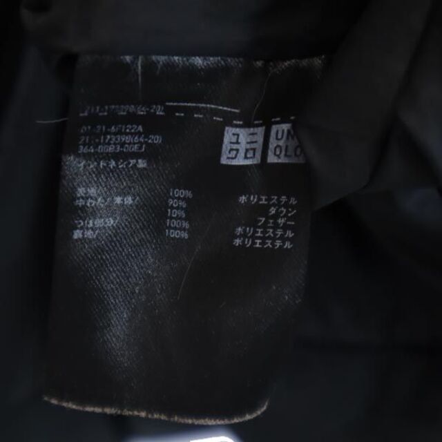 ユニクロ シームレスダウンコート S ブラック系 UNIQLO ジャケット メンズ   【221201】 9