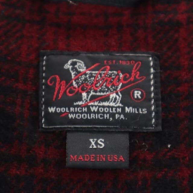 ウールリッチ USA製 マウンテンパーカー XS 黒 WOOLRICH リップストップ地 メンズ   【221205】 8