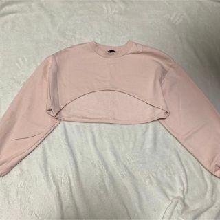 ザラ(ZARA)のZARA トップス　トレーナー　ピンク(トレーナー/スウェット)