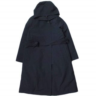 Ballsey ボールジィ 20AW ポリエステルコットンファイユ フーデッドダウンコート 11-08-05-08401 34 ネイビー  TOMORROWLAND アウター【中古】【Ballsey】