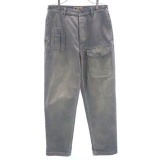 ナイジェルケーボン(Nigel Cabourn)のナイジェルケーボン ライブロ  ボタンフライ カーゴパンツ w30 グレー系 Nigel Cabourn LYBRO メンズ 【中古】  【221213】(ワークパンツ/カーゴパンツ)