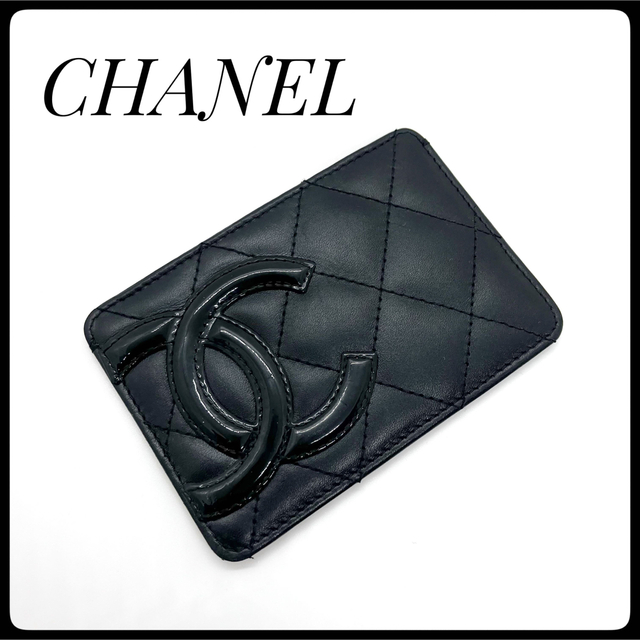 CHANEL - レア【CHANEL】シャネル カンボンライン カードケース 定期