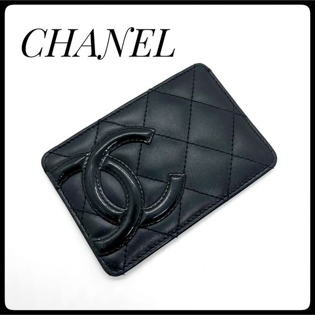 【CHANEL】シャネル カンボンライン カードパスケース 定期入れ 名刺入れ