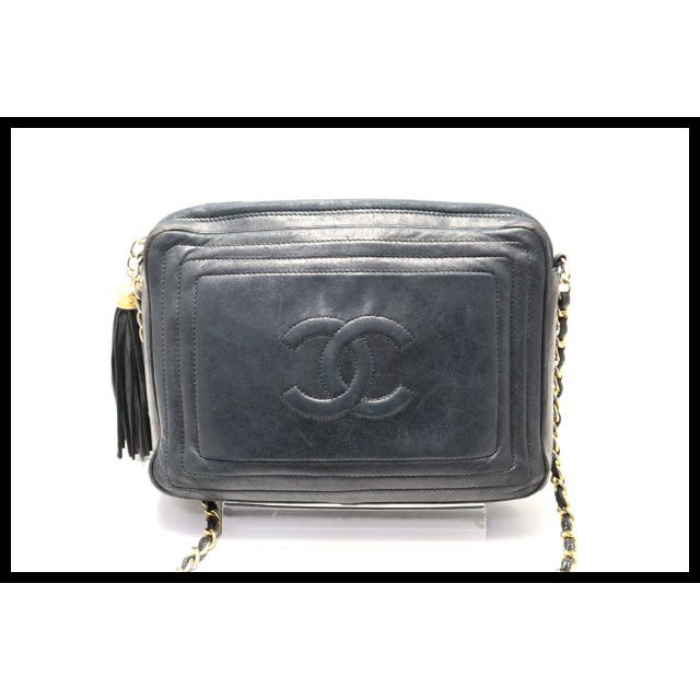 【売り切り御免!】 シャネル - CHANEL 0番台 ショルダーバッグ■12hx1514803 フリンジ ココマーク ショルダーバッグ