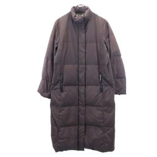 バーバリー(BURBERRY)のバーバリー 三陽商会 ダウンコート 40 ブラウン系 BURBERRY メンズ 【中古】  【221209】(ダッフルコート)