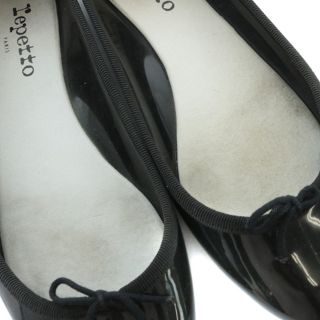 【未使用品】repetto　サンドリオン　バレエシューズ　レザー　黒　39