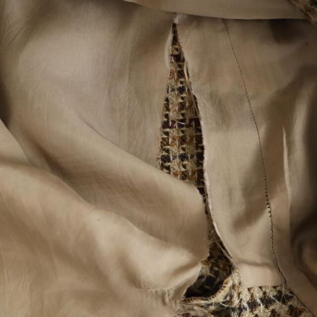 クリスチャンディオール ウール100％ 総柄 スカート ブラウン系 Christian Dior SPORTS レディース   【221220】