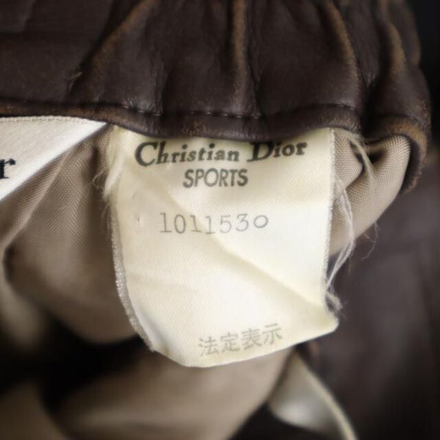 クリスチャンディオール ウール100％ 総柄 スカート ブラウン系 Christian Dior SPORTS レディース   【221220】