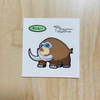 【同梱100円】ポケモン　デコキャラシール　マンムー　112弾(キャラクターグッズ)