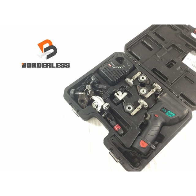 工具☆品☆REX レッキス 10.8V コードレスフレア RF20S バッテリー1個(1.5Ah) 充電器 クランプ ケース付 フレアツール 64182