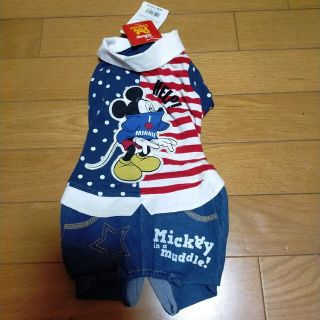 【新品】ペットパラダイスSS☆ディズニー☆ミッキー☆犬服☆ロンパース(犬)