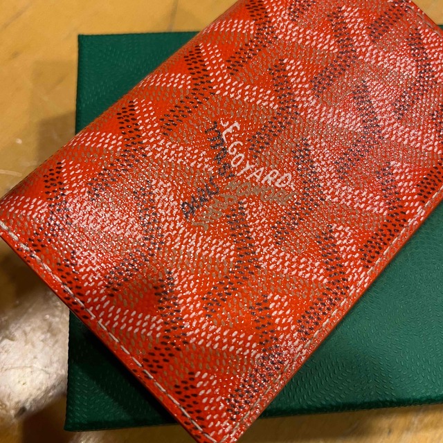 出産祝いなども豊富 GOYARD - goyard サンピエールカードホルダー 名刺入れ+定期入れ