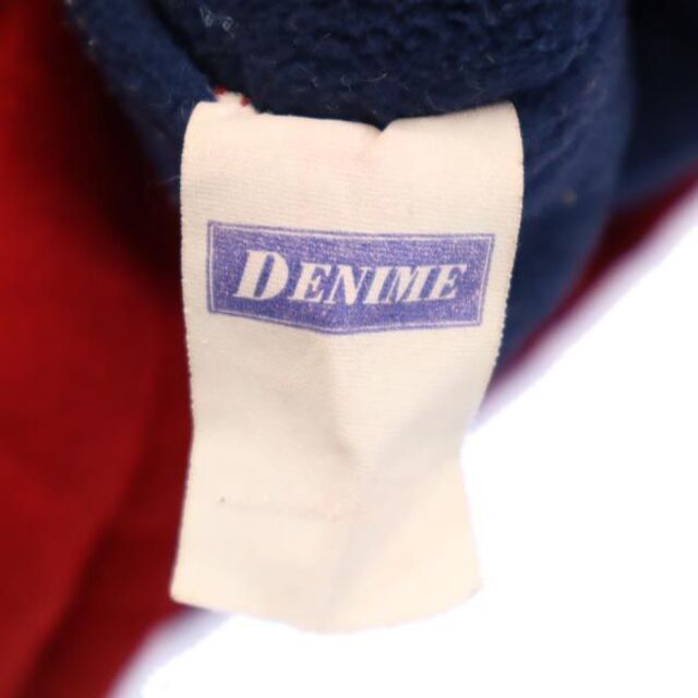 ドゥニーム オリゾンティー オールド ウールジャケット 40 赤 Denime メンズ   【221209】 8